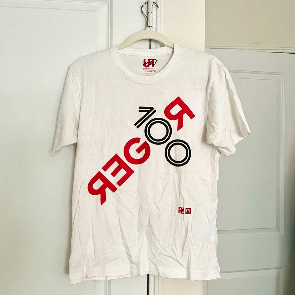Uniqlo Roger Federer 2019 100 Tennis Win Shirt